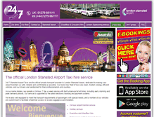 Tablet Screenshot of 24x7stansted.com